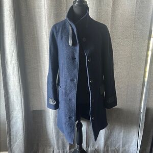 Club Monaco Navy Trench Coat
